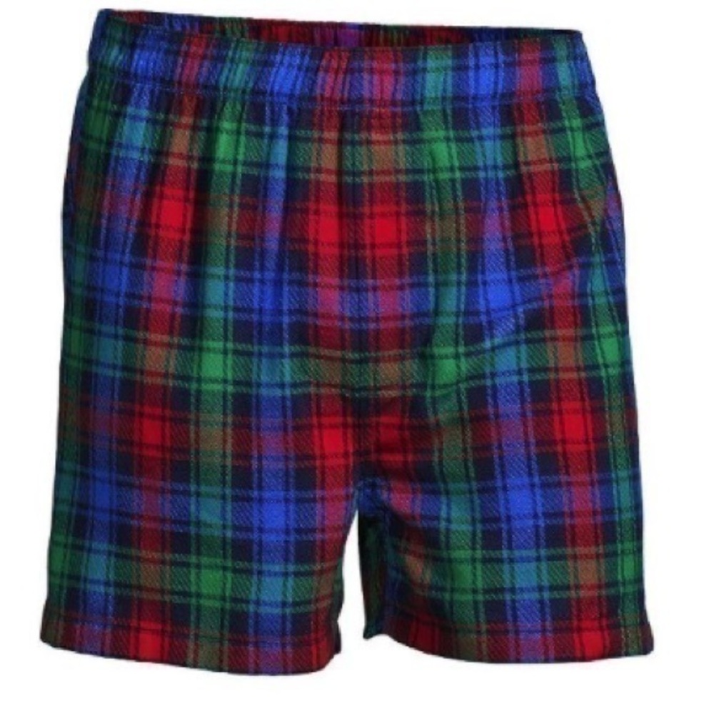 Lands' End Men's Classic Fit Flannel Boxers size small
